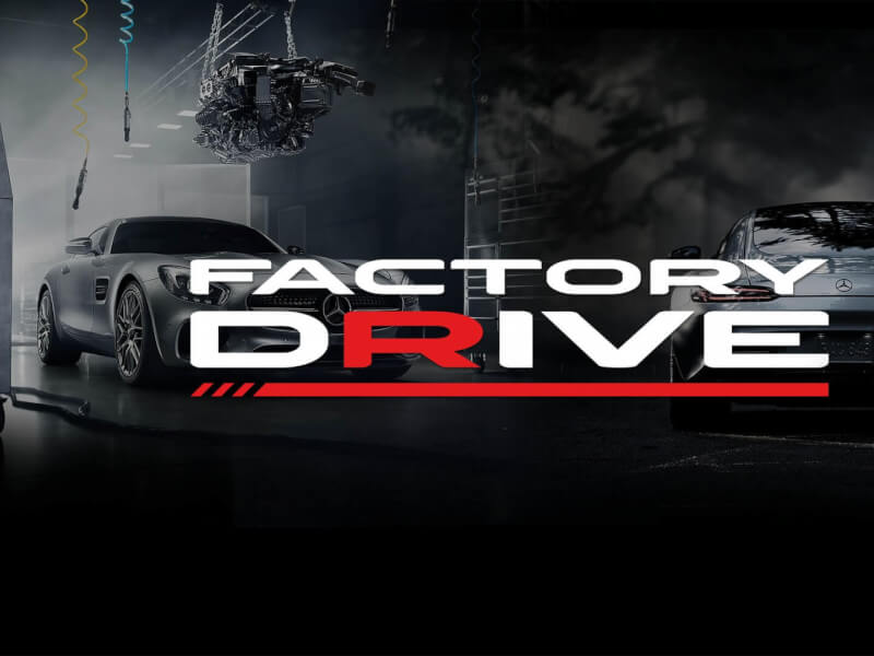 Factory Drive website banner