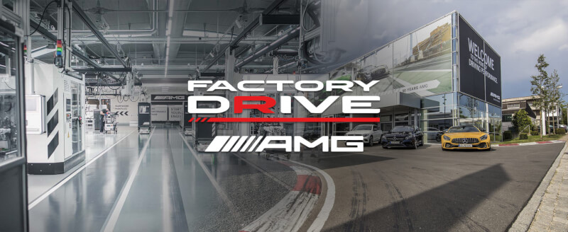 The Factory Drive x AMG   Website banner